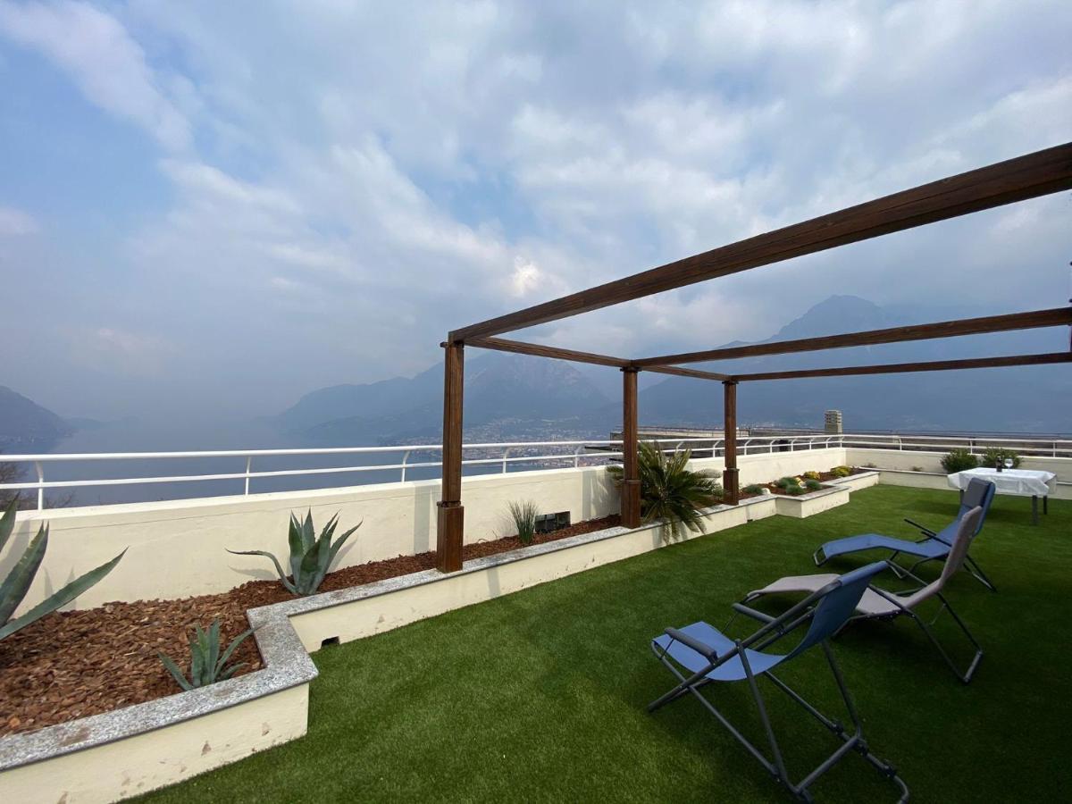 Attico With Big Terrace In Residence With Pool ヴァルブローナ エクステリア 写真